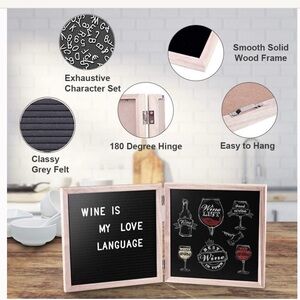 VIVREAL LETTER BOARD AND CHALK BOARD